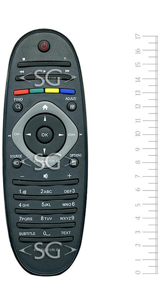 Пульт дистанционного управления для PHILIPS 2422 549 90301 (302,362,416)(3139 238 22061,RC2813802/01)